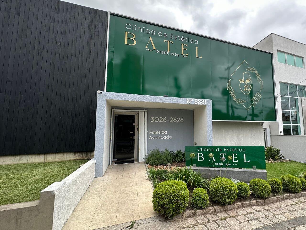 Fachada da clínica